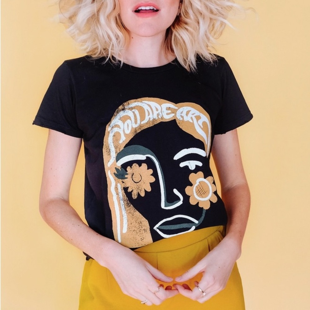 you are art t shirt free people